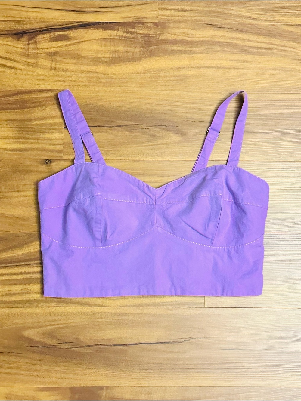 Women’s Farm Lavender Crop Bralette Tank Top